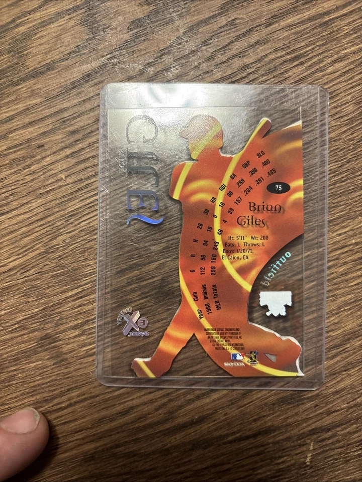 1999 EX Century - Brian Giles #75 - Image 2 of 2