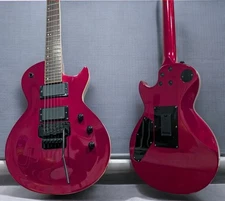 ESP Grass Roots Red Single-Cut Electric Guitar EMG89 81 Floyd Rose