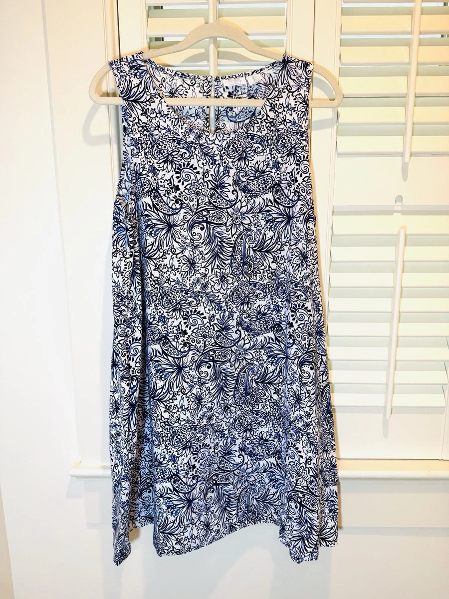 chinese dress ladies Navy Linen Maxi Dress with Button Back
