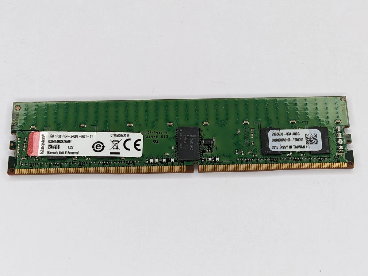 Kingston DDR4 SDRAM 8 GB Capacity per Module Memory (RAM) for sale