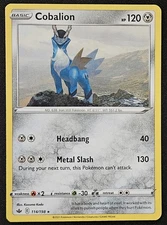 Cobalion 11/198 Chilling Reign Non Holo Rare GO Theme Deck Exclusive Pokémon NM