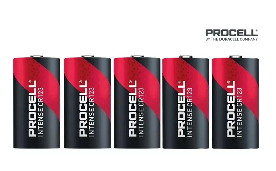 DURACELL 5 CR123 PILE BATTERIE CR123A 3V LITIO LITHIUM 123 CR17345 SPEDIZ.TRACCIATA