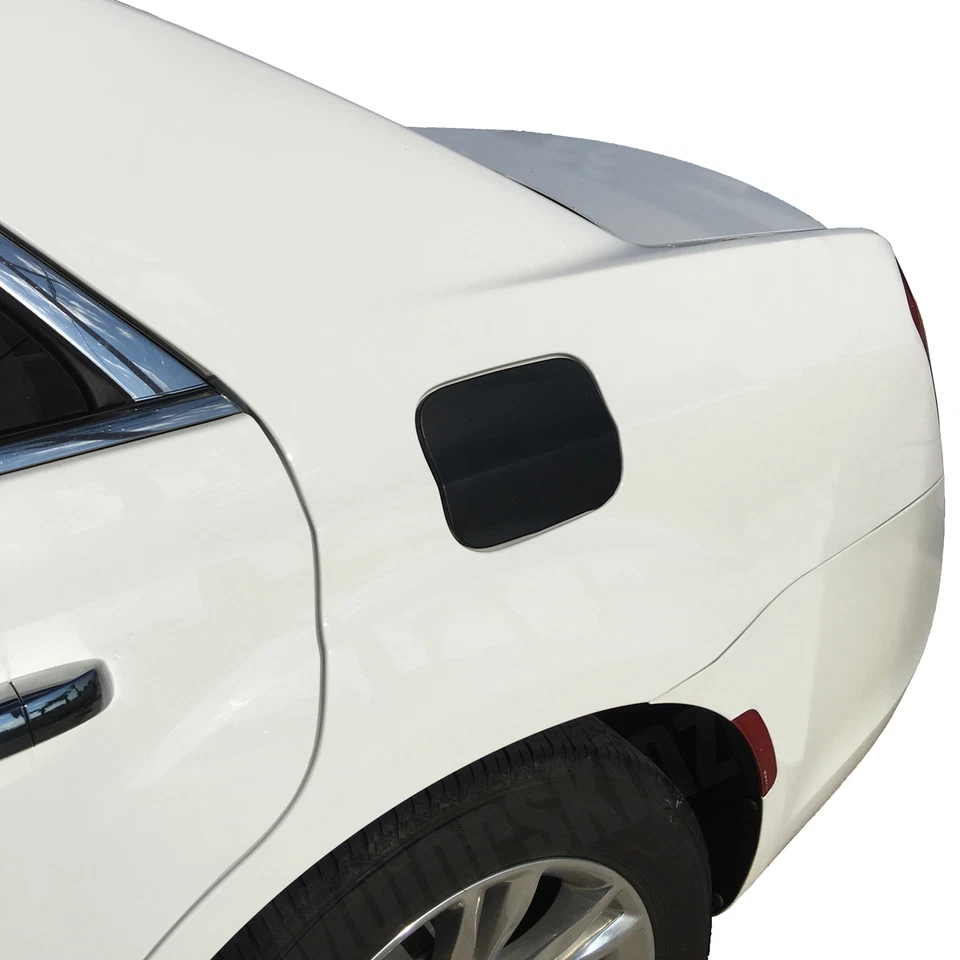 Tampa de porta tampa de gás vinil decalque sobreposição blackout para 2011-2018 Chrysler 300 300C - Imagem 2 de 2