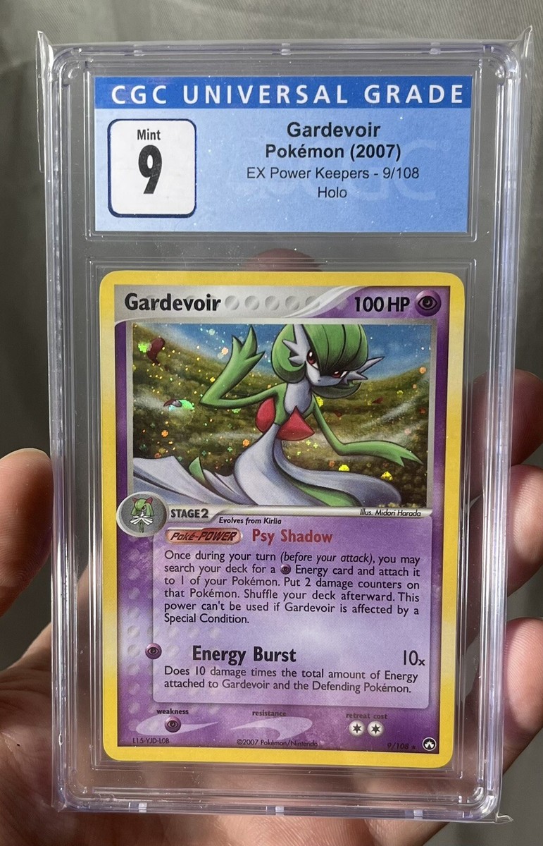 CGC 9 Gardevoir 9/108 Holo EX Power Keepers Pokémon Card (PSA 9