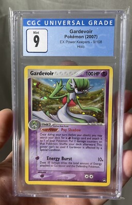 CGC 9 Gardevoir 9/108 Holo EX Power Keepers Pokémon Card (PSA 9