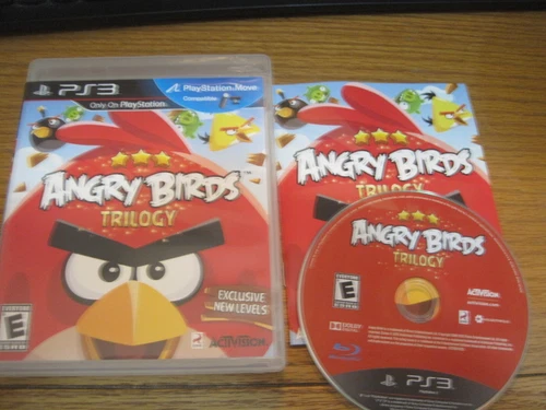 PS3 Angry Birds (Sony Playstation 3) Complete Free Shipping