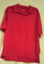 Men's Red Polo Golf Shirt By Champion Golf, Size L