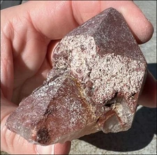 Ferruginous Quartz AKA Fire Quartz Crystal Specimen - Grounding, Divine Light