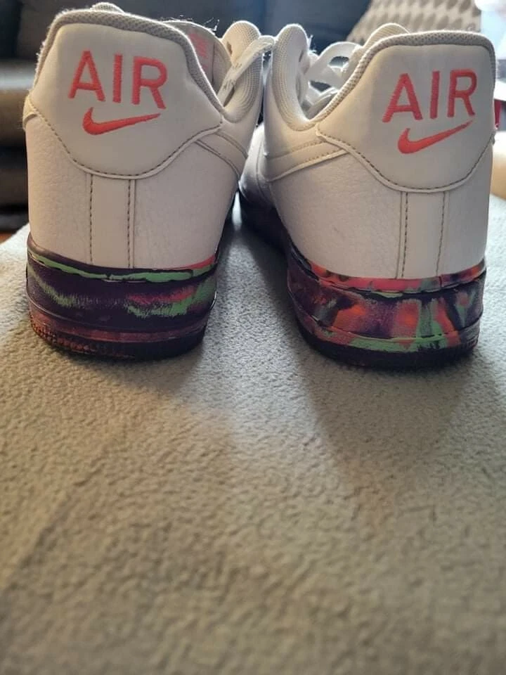Af1 hot sale multicolor marble