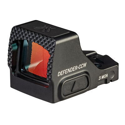 #ad Vortex Defender CCW Slim Profile Motion Activated 3 MOA Red Dot Sight $199.99