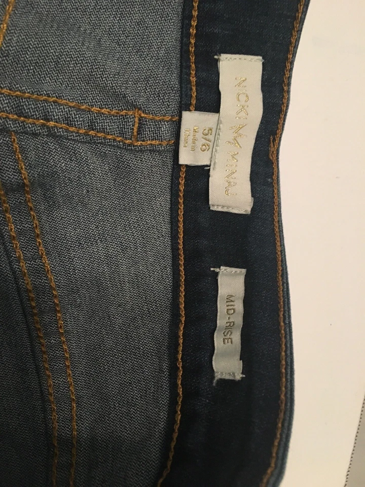 Nicki Minaj Mid Rise Denim Shorts Frayed Cut Off Size 5/6 New - Image 3 of 4