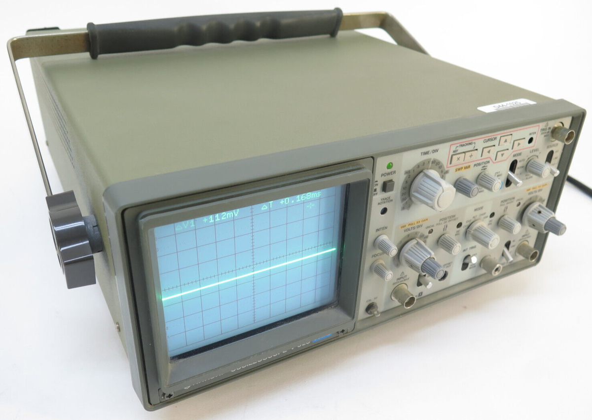 Hitachi V-525 Oscilloscope 2 Channel 50MHz 0ms/div to 50µs