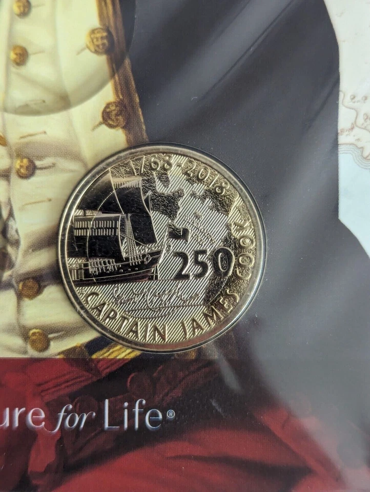 Simply Coins~ 2018 CAPTAIN COOK 2 TWO POUND COIN PACK - Image 2 of 4