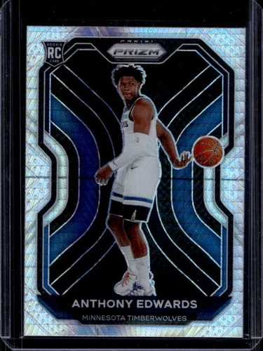 2020-21 Panini Prizm Anthony Edwards RC Hyper Prizm Rookie #258 Timberwolves