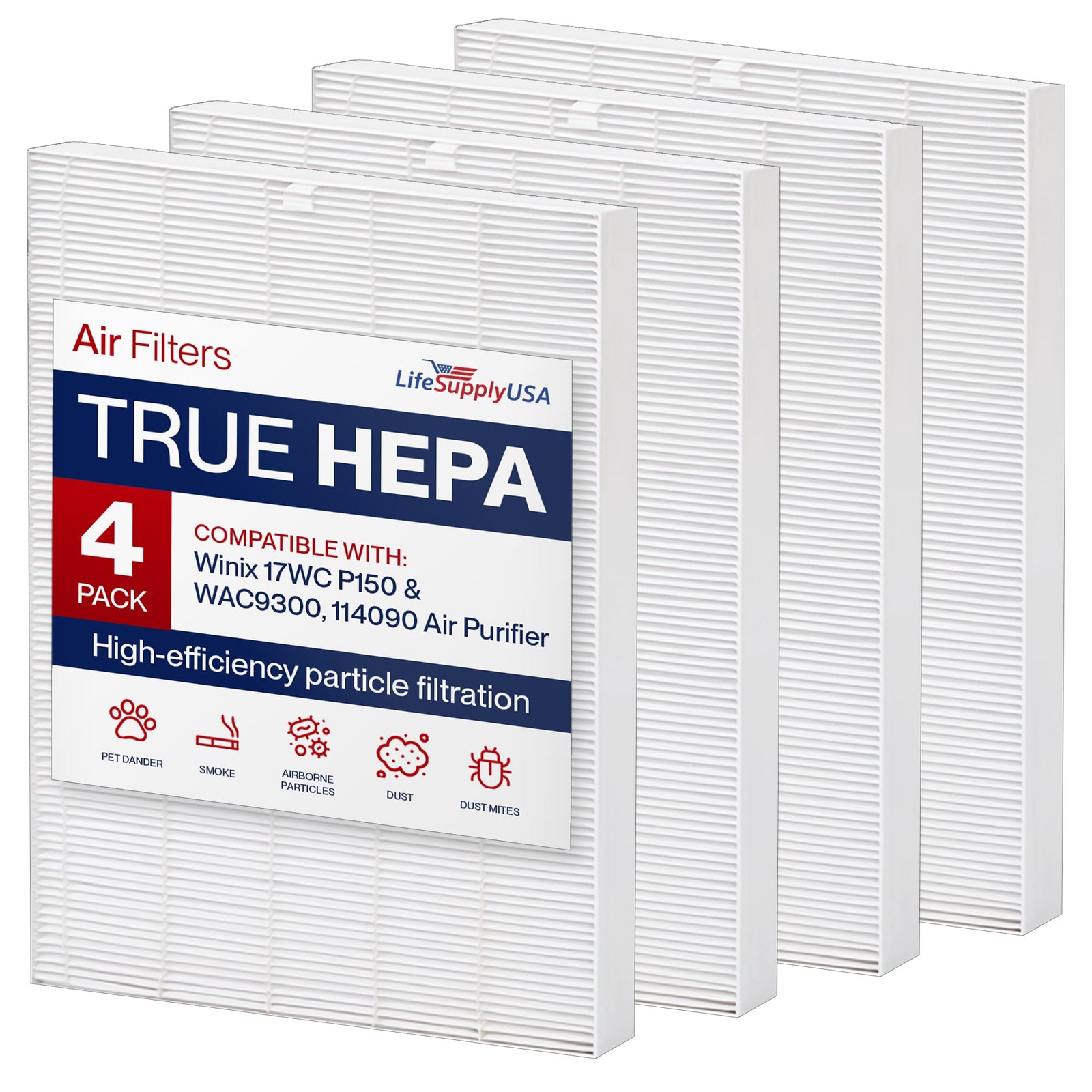 C545 True HEPA Filter S with Winix C545, B151, P150, 9300 Purifier (Filter S)...
