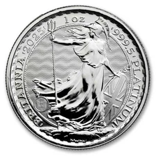 2025 Great Britain 1 oz Platinum Britannia BU