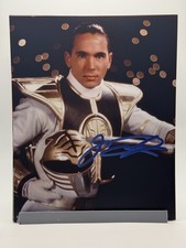 Jason David Frank White Ranger RARE Signed Autographed Photo Authentic 8X10 COA