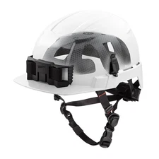 Milwaukee Bolt White Front Brim Safety Helmet With Impact Armor Liner