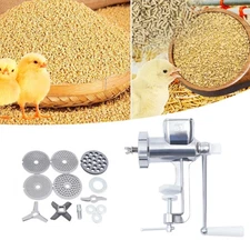 Household Feed Pellet Mill Hand Manual Pet Food Maker Machine 1.5+2+2.5+3+8mm