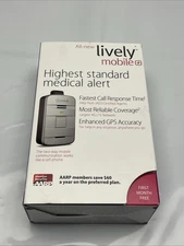GreatCall Lively Mobile Plus Water-Resistant Medical Alert Device GCR4 + Charger