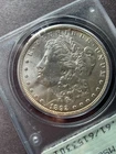 1892 O Morgan Dollar PCGS MS61 Rattler Holder