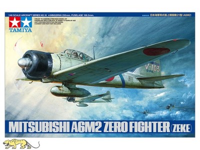 Tamiya 61016 - Mitsubish A6M2 Zero Fighter (Zeke) - 1:48