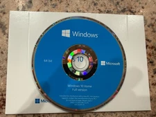 Microsoft Windows 10 Home 64-bit Full Version Software 