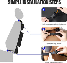 Car Seat Back Organizer, Waterproof Backseat Storage Organizer with 5 Pockets...