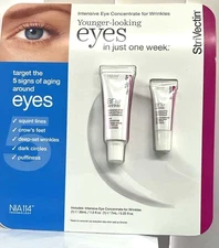 NIA114 Strivectin Intensive Eye Concentrate For Wrinkles set of two 1.0 +0.25 oz
