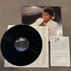 MICHAEL JACKSON THRILLER - RARE BACK COVER ERROR VINYL RECORD QE 38112 1st PRESS