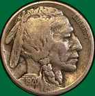 1920-S Buffalo Nickel Fine F Coin #35945