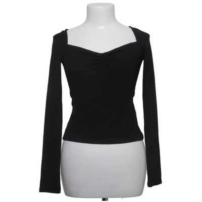 The Girl Who, Top, Größe: S, Schwarz, Elasthan/Polyester/Viskose, Einfarbig #SYY