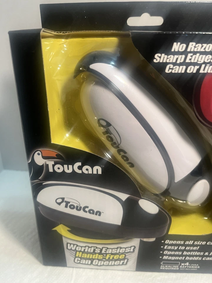 TouCan Can Opener Battery Operated  One Touch Smooth Edges Hands-free New! 1513 - Image 3 of 4