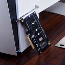 M.2 NVME Protocol SSD To PCIe 3.0 X4 Adapter Card Desktop Expansion Card 2280 US