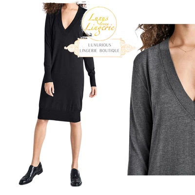 SILK GLOW DRESS by Wolford anthracite melange Kleid weich mit 50% Seide anthraci - Bild 1 von 4