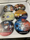 Lot Of 6 PlayStation 2 Untested A Lot Of Scratch (Needed Resurface) Disc Only