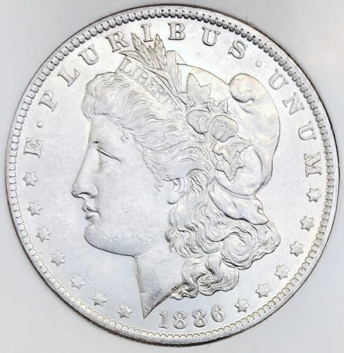 1886 O MORGAN UNBELIEVABLE FIND! MS++++++BLAST WHITE! CLEAN CHEEK! RARE NR#64615