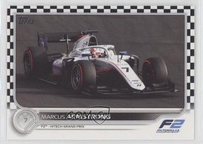 2022 Topps Formula 1 F2 Cars Checker Flag Marcus Armstrong #135 1ci5