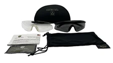 Revision Sawfly Military Ballistic Eyewear Kit Black APEL Glasses w/ Case Lenses
