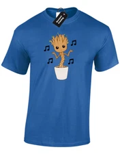 Baby Groot Dance Funny Avengers Cool Design Guardians Unisex T-Shirt