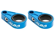 Raptor 350 250 125  Brake Line Clamps Blue  BLC 002 L Alba Racing