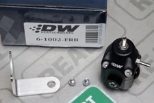 DeatschWerks DWR1000c Adjustable Fuel Pressure Regulator 30-120PSI 6AN Black