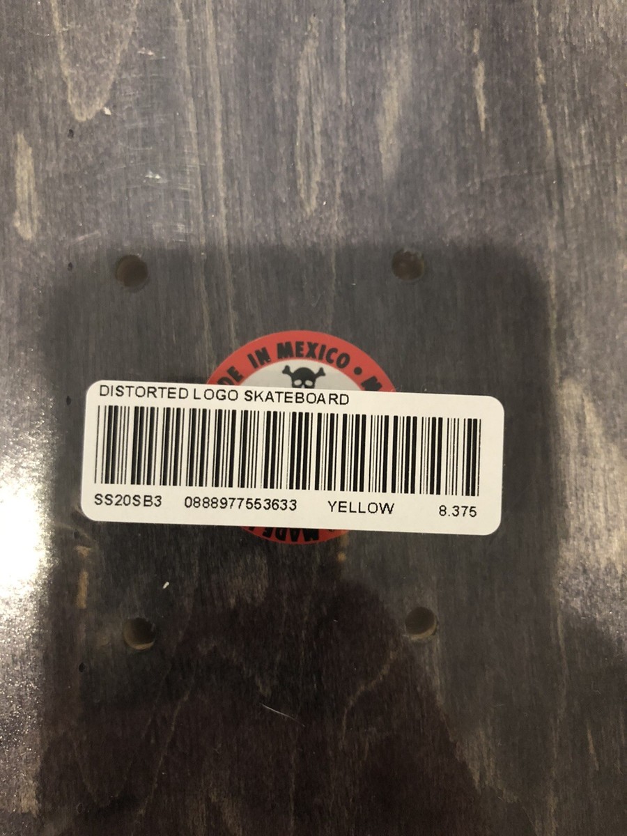 Supreme Distorted Logo Skateboard 8.375” x 32.125” Size 8 3 Supreme Distorted Logo Skateboard 8.375” x 32.125” Size 8 3