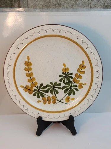 Retro MCM Stangl Pottery Golden Blossom Dinner Plate 10” Hand Painted Excellent!