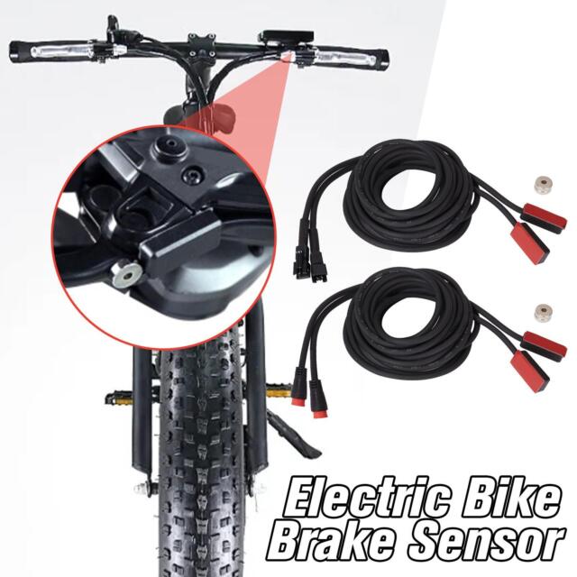 2PCS Mechanical /Hydraulic Brake Sensor Power Cut Off Cable for E-bike Mid Moto
