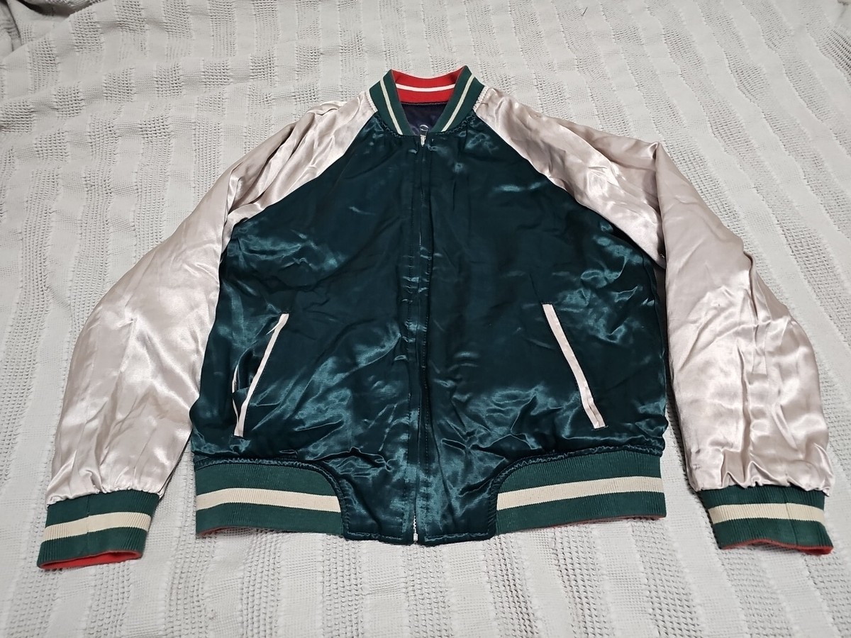 Sukajan Japan Korea Vintage Reversible Tiger Eagle Bomber 88 Sukajan Japan Korea Vintage Reversible Tiger Eagle Bomber 88