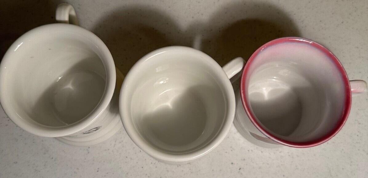 Lot of 3 Barber Shop Shaving Mugs eBay