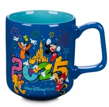 2025 Walt Disney World Parks Mickey And Friends Ceramic Coffee Mug NEW