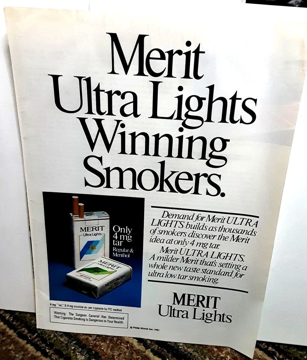 Merit Collectible Tobacco Cigarettes for sale