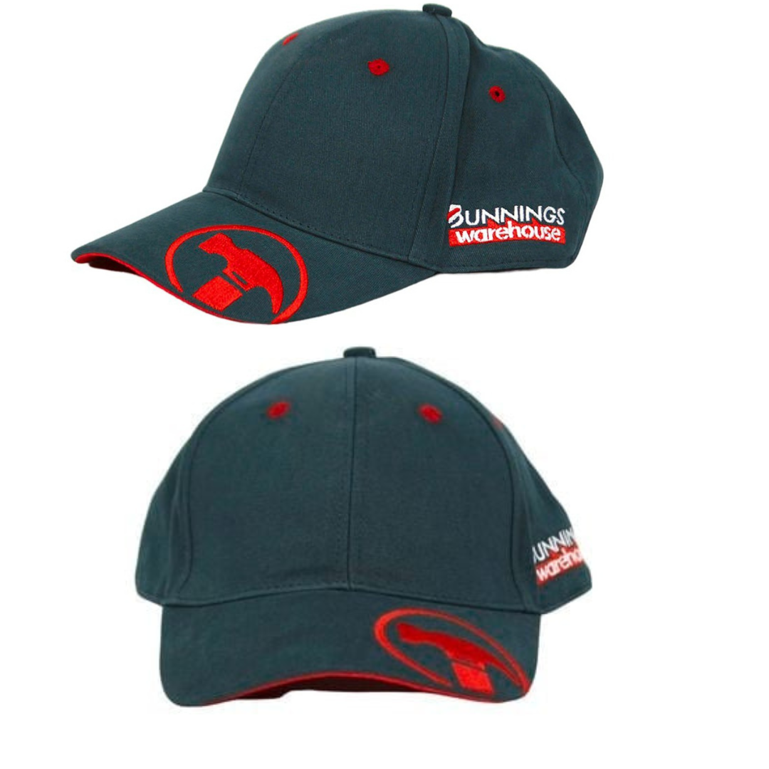 Bunnings Warehouse Corduroy Green Adult Adjustable Cap OSFA for